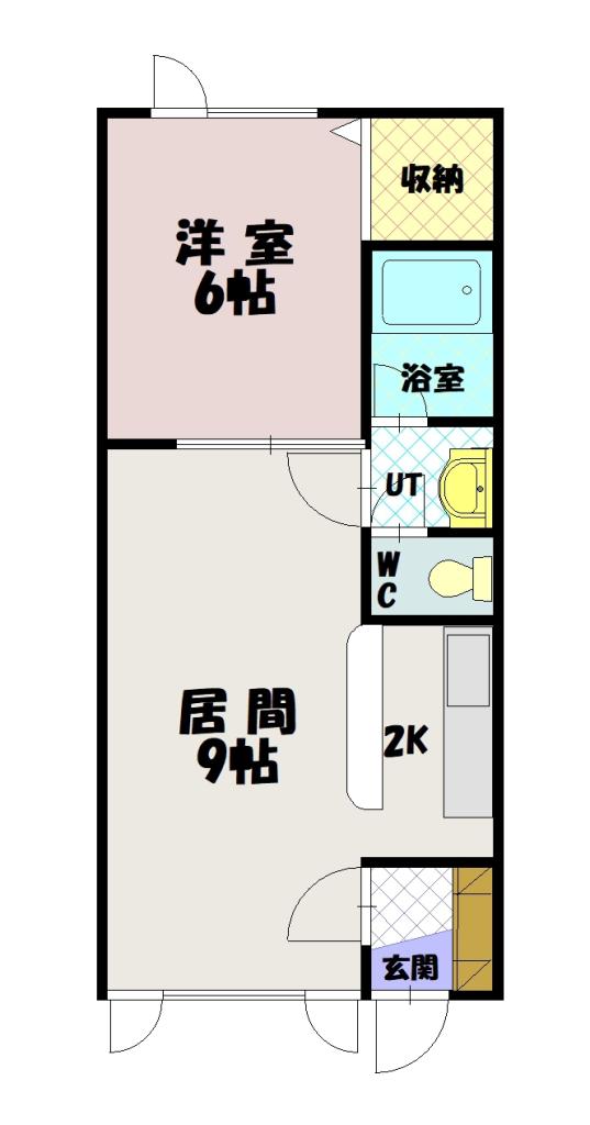 アヴォンリーＢ２０５間取図