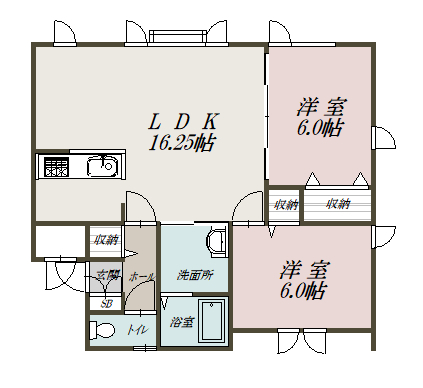 ＷＩＬＬ　Ｂ203間取図