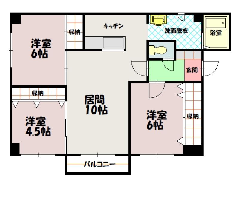 E-21 春光431201間取図