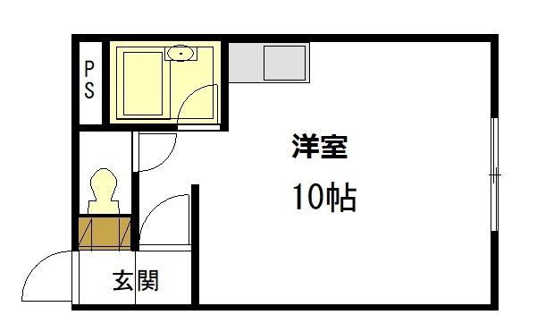 メゾン・ド・アーブルＤ１０５間取図