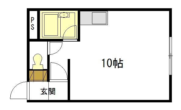メゾン・ド・アーブルＤ１０３間取図