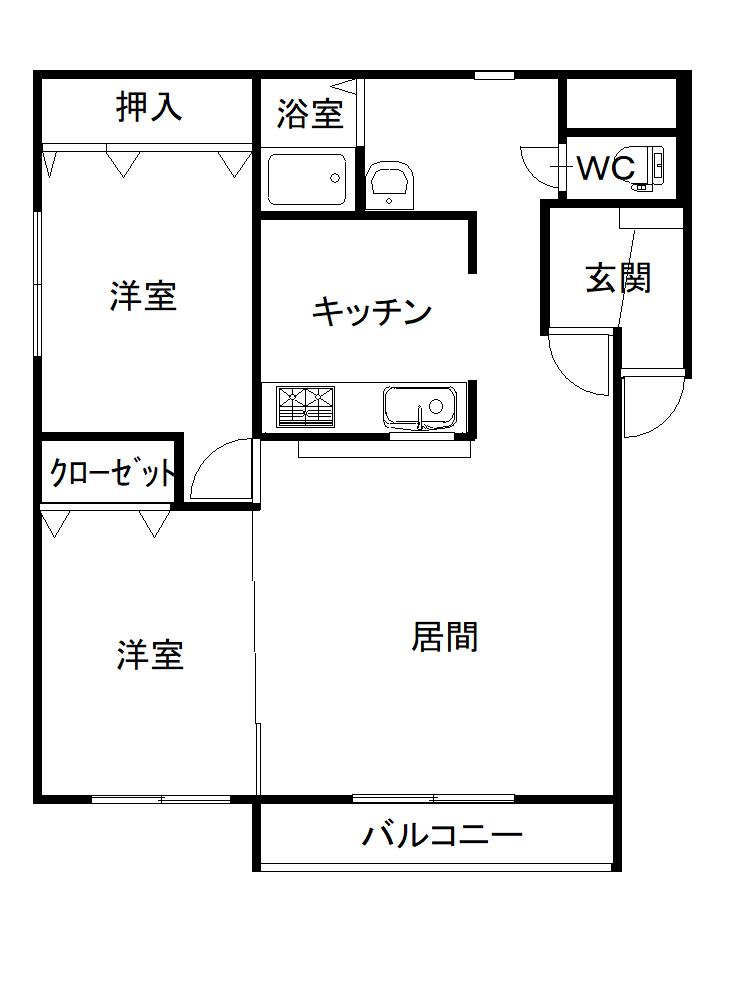 エスティ南１条101間取図