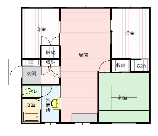 神楽岡１４－４戸建A間取図