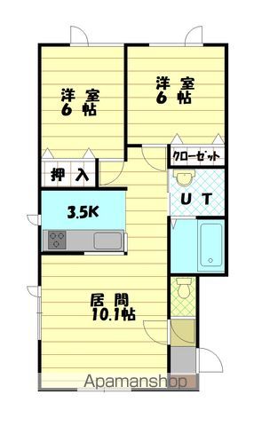 プレール101間取図