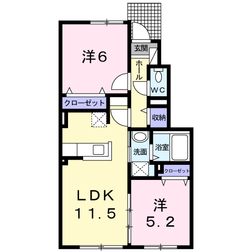 ジャドール102間取図
