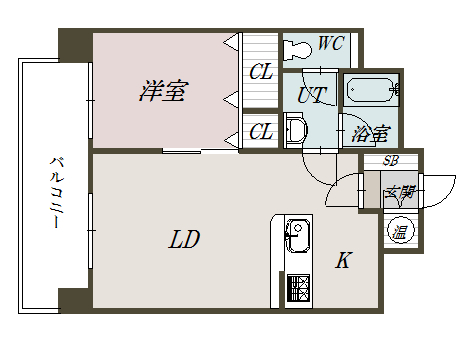 Ｇｅｎｏｖａ６０１間取図