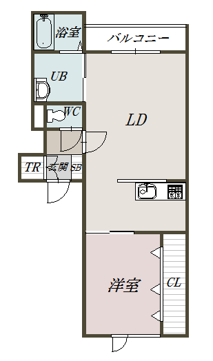 Ｊｕｖｅｎｉ　Ａ２０２間取図