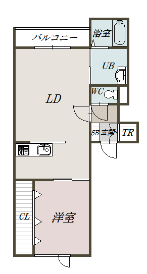 Ｊｕｖｅｎｉ　Ａ２０３間取図