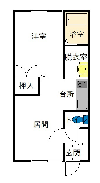 フロムK A205間取図