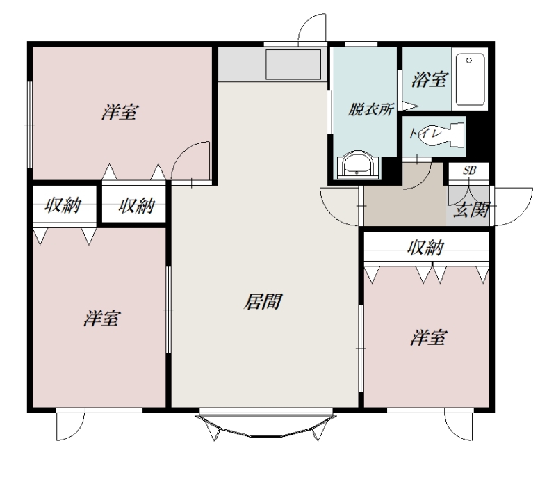 サンシャイン２０１間取図