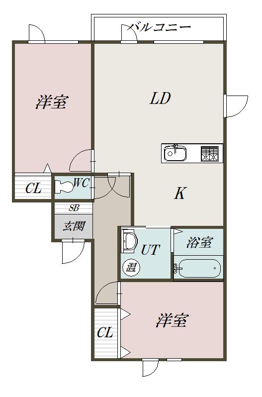 ディアコート１０３間取図