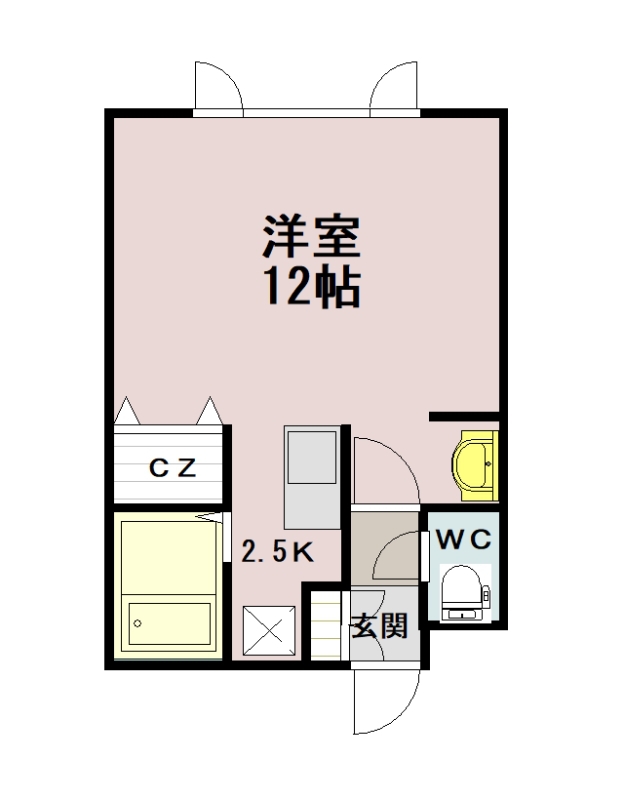 ロイヤルポケット205間取図