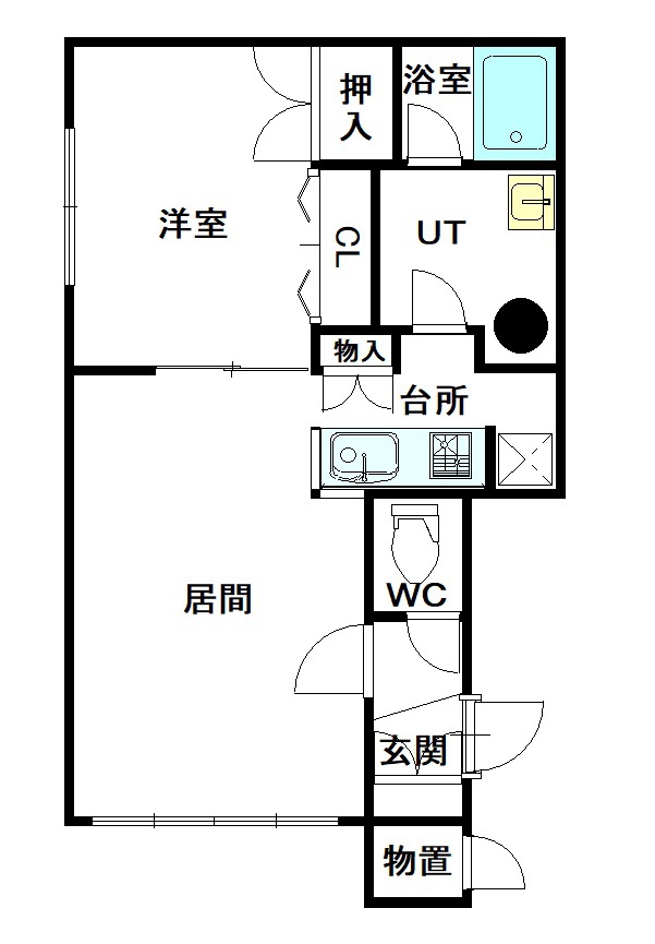 曙プレジデントⅡ２０６間取図