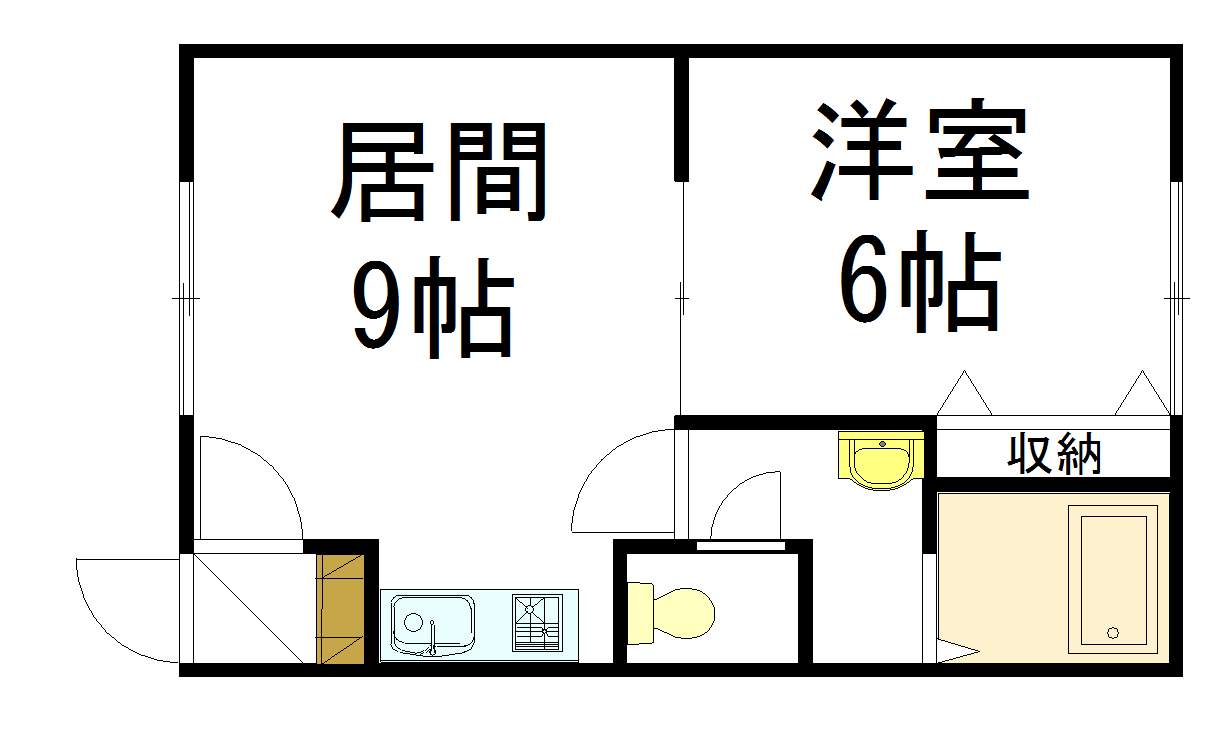メゾン東４２１１０間取図