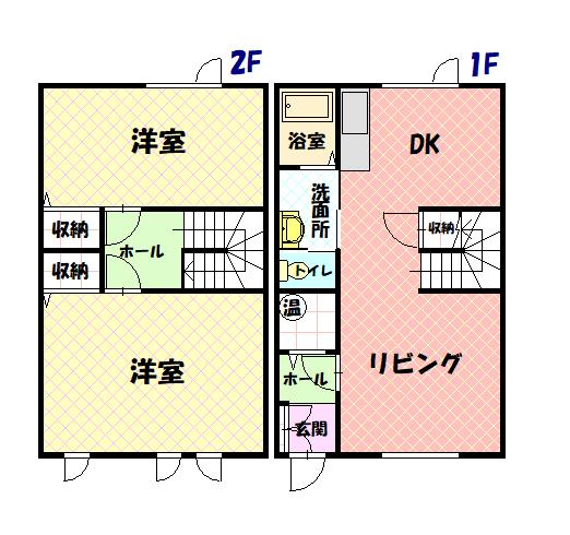 Ｂ・バーデン②１０５間取図