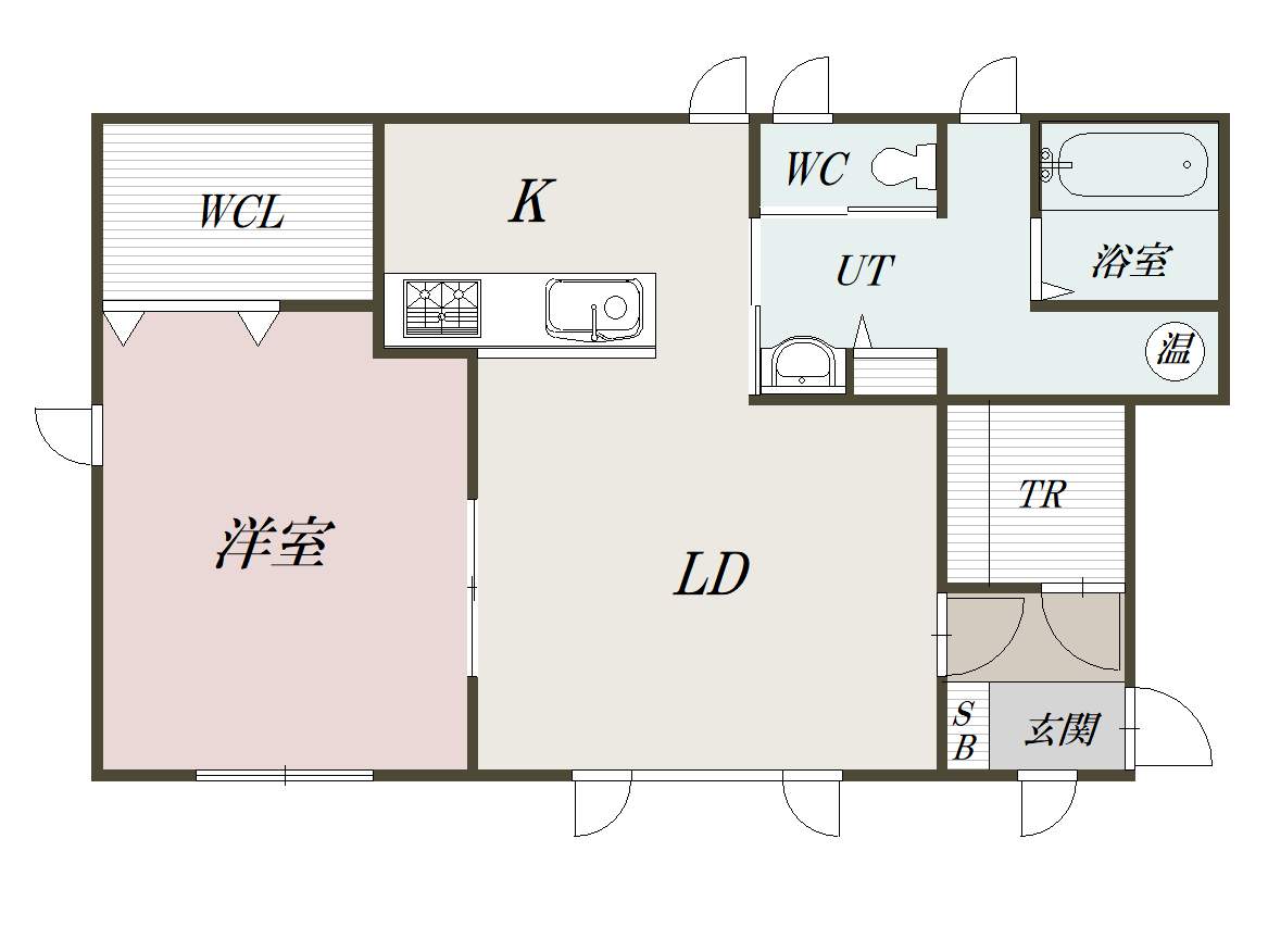 ファインカムイ２０１間取図