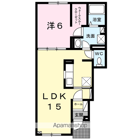 ラフレシール102間取図