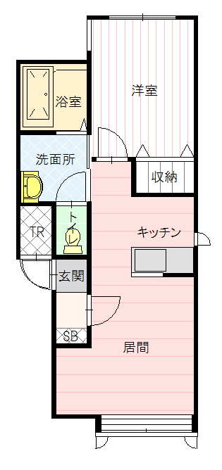 ビバーチェ１０５間取図