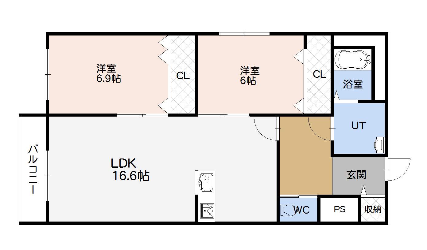 Ｌｅ　ｃｉｅｌ１１０２０１間取図