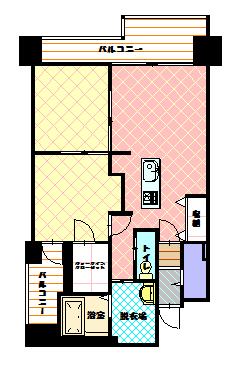 緑町ヒルズ501間取図