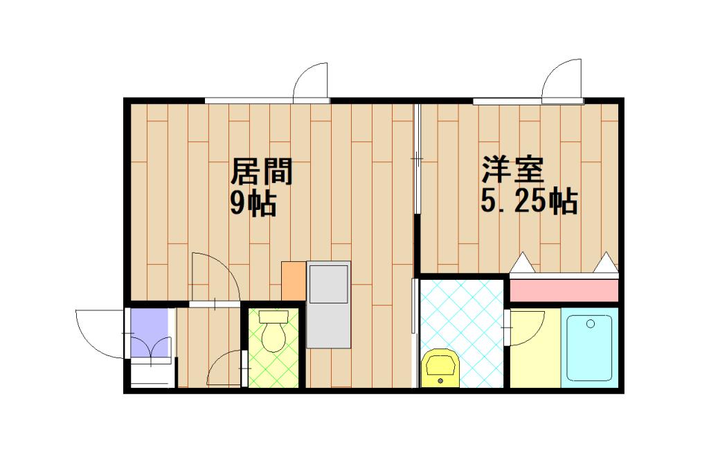 カンフォート藤101間取図