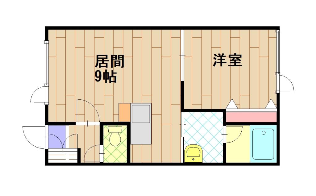 カンフォート藤205間取図