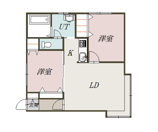 ウェーブ東光201間取図