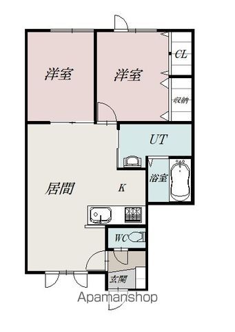 プラウドセカンド１０１間取図