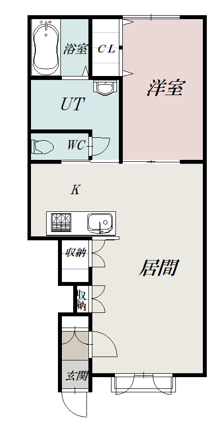 プラウドファースト１０２間取図