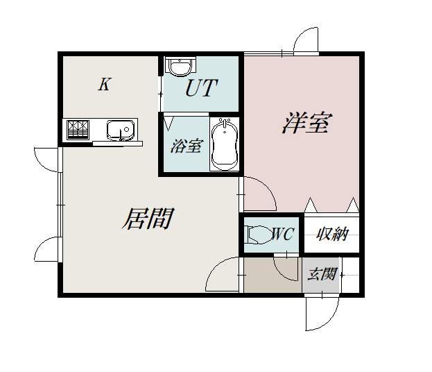 フォレスト6・3101間取図