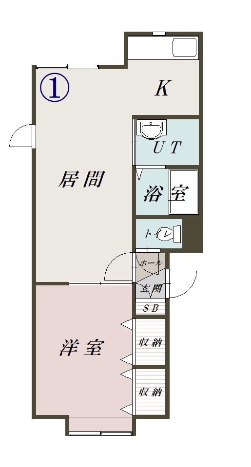 アスティ６．３１０１間取図