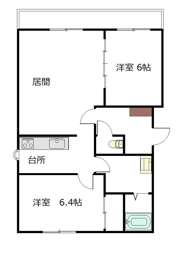ＥＳＴＹプレベール３０１間取図