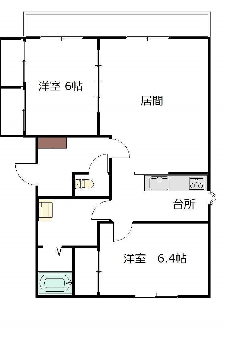 ＥＳＴＹプレベール３０２間取図