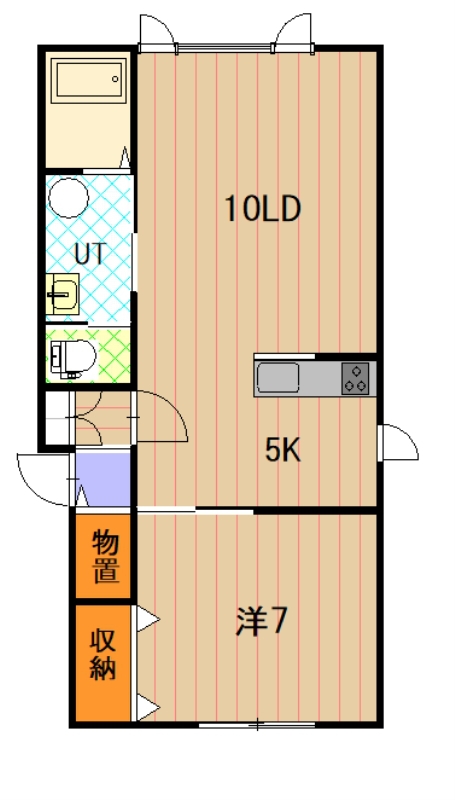 アルト１４２０２間取図