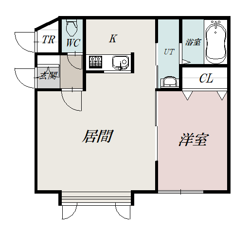 エスポワ１０５間取図