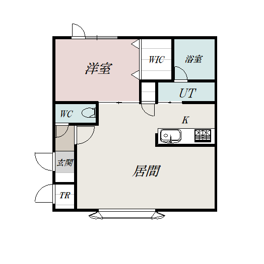 モリーゼ１０５間取図