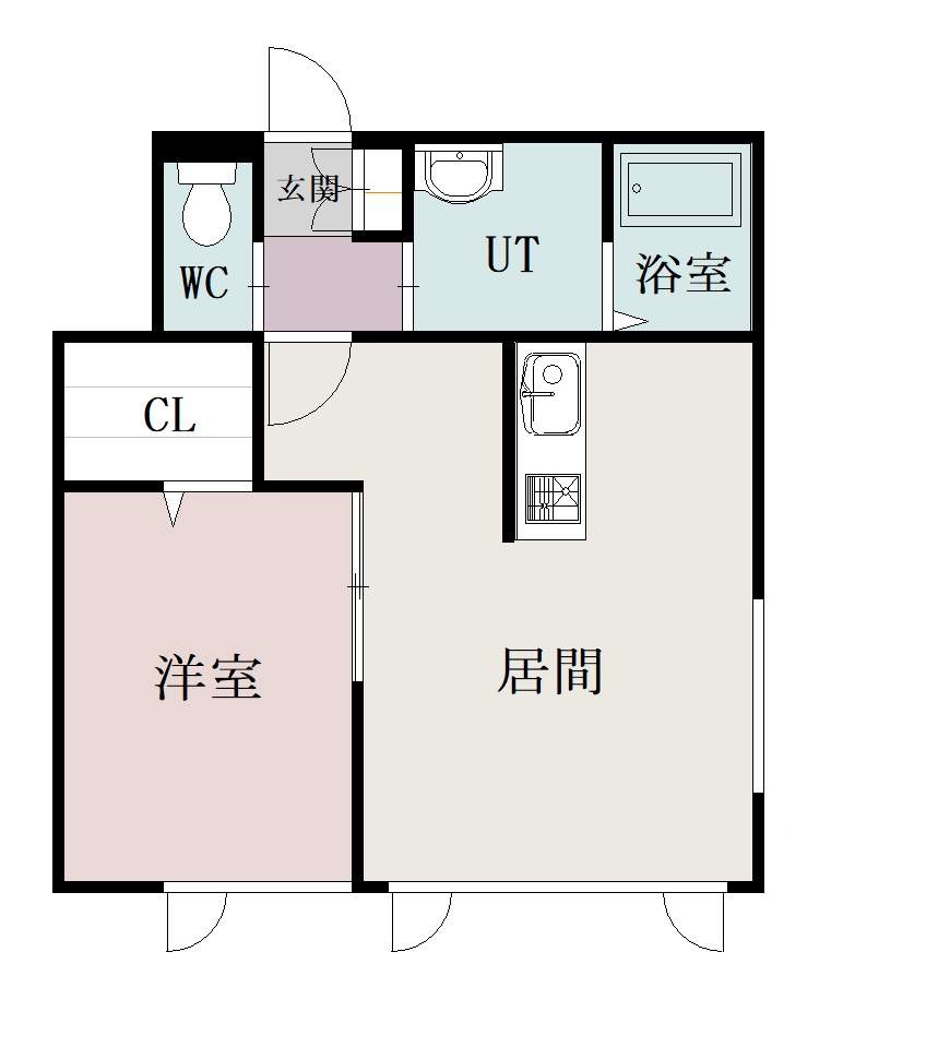 ＯＬＩＶＥⅤ２－Ｃ間取図