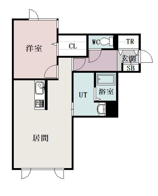 ＯＬＩＶＥⅤ２－Ａ間取図