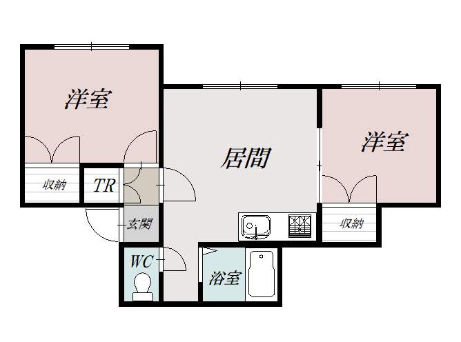イトーピアハイツ６－３102間取図