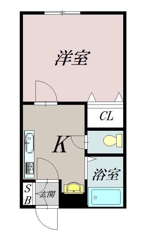 ｎｏｒｆｉｎｏ　ｍｕｒｉｒＣ２間取図