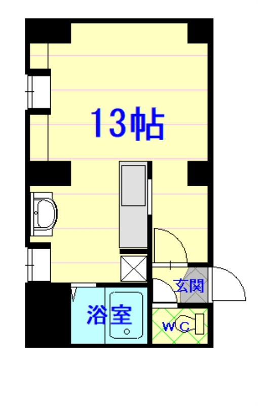 シャトレー3.1302間取図
