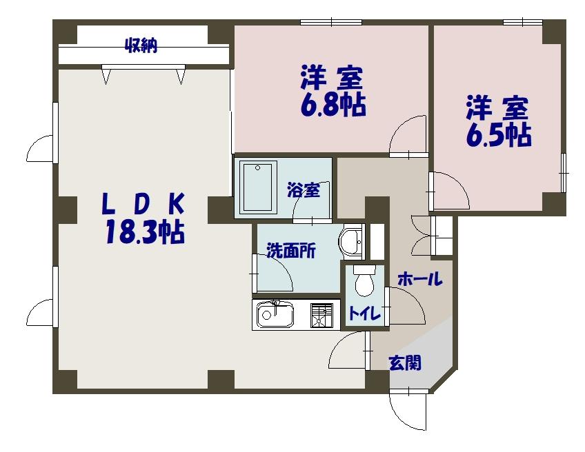 シャトレー3.1101間取図