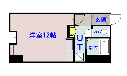 シャトレー３．１205間取図