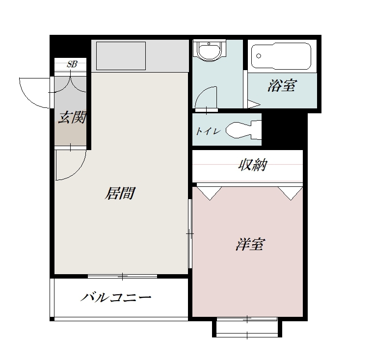 アートシャトーＢｒｉｇｈｔｎｅｓｓ２０３間取図