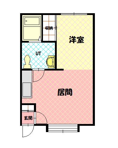 フローレンス２０５間取図