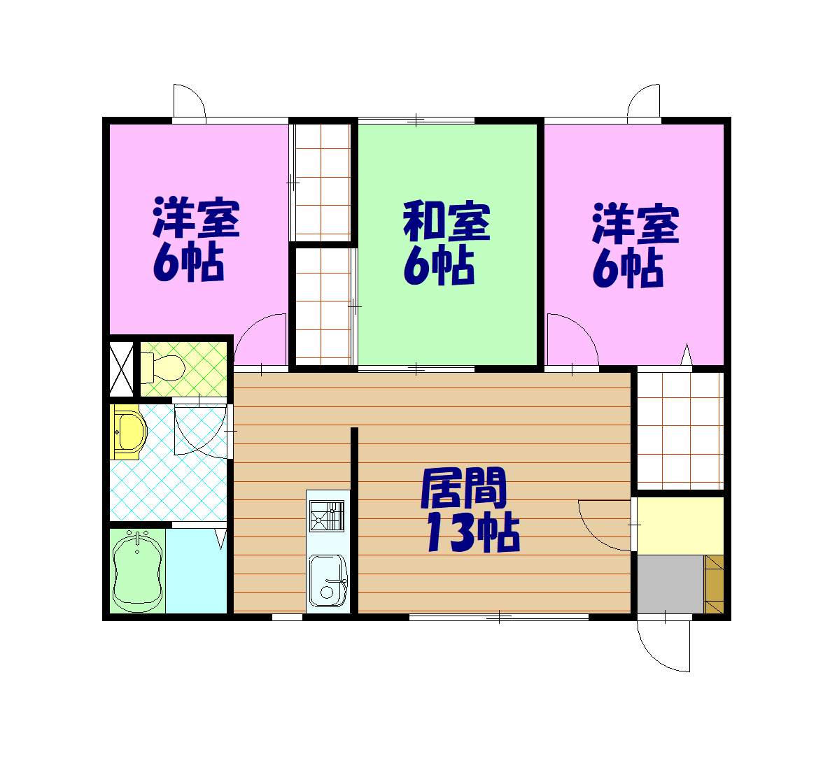 ニチエイ2 6ハイツ 102 リアルターアップル 旭川の賃貸情報検索サイト ニチエイ2 6ハイツ 102 リアルターアップル 旭川の賃貸情報検索サイト