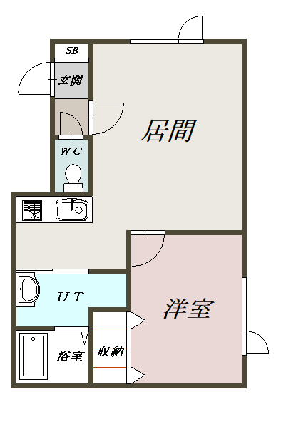 カモミール１０１間取図