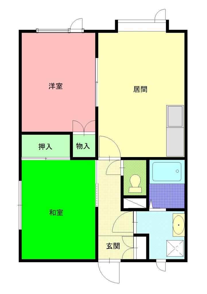 ＫＢ５８201間取図