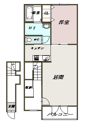 花園の郷２０２間取図
