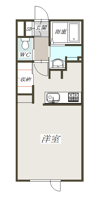 ｎｏｒｆｉｎｏ　ｐｕｒ２Ｃ間取図